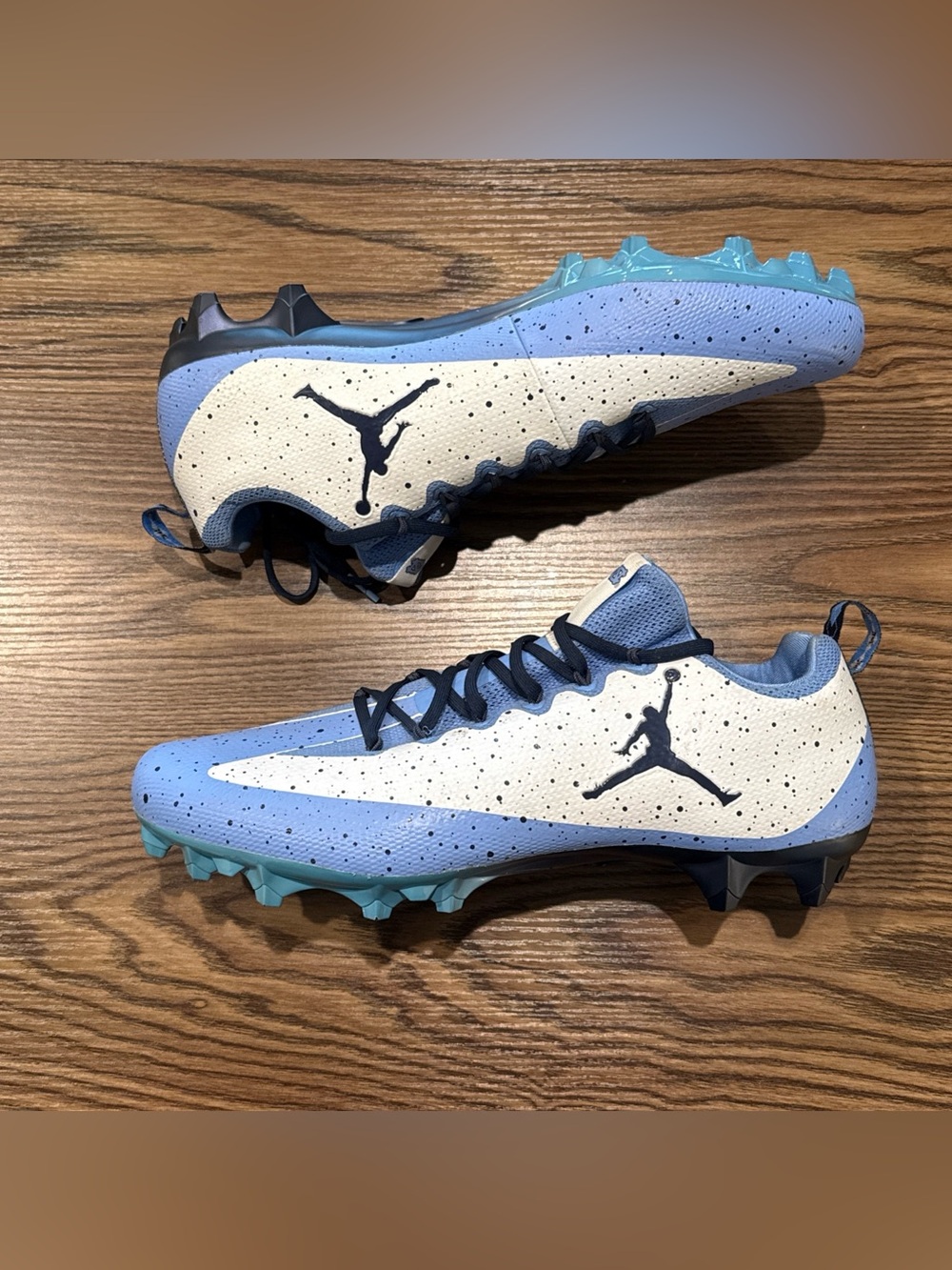 Size 14.5 WIDE Nike Air Jordan Vapor Untouchable Pro North Carolina Cleats - NEW